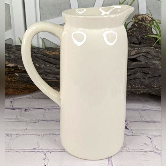 Rae Dunn DRINK UP Ceramic Pitcher - Picture 2 of 6